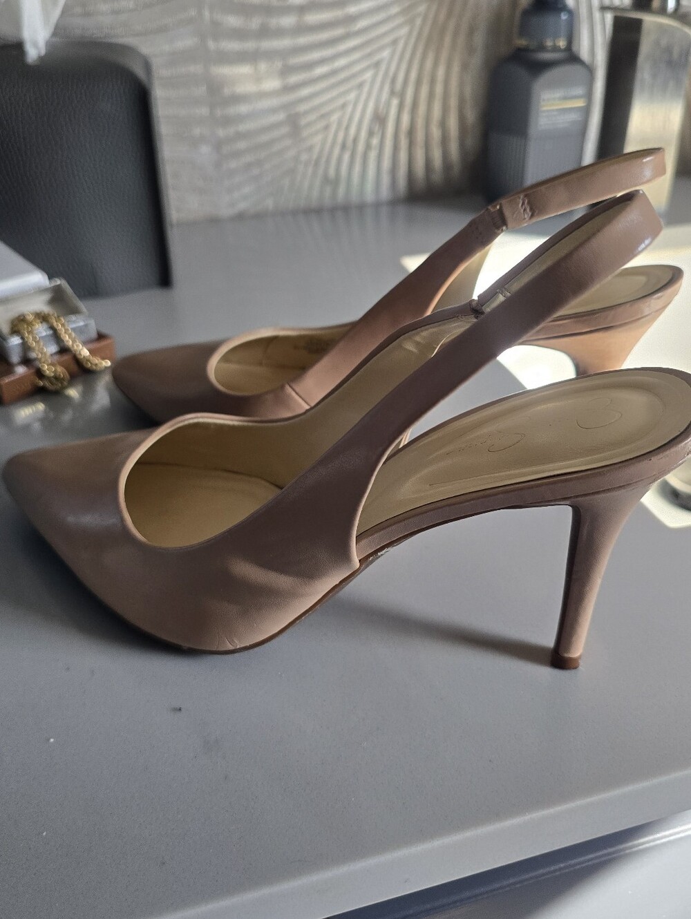 Jessica Simpson Women's Pointed Toe Slingback Heels Size 10